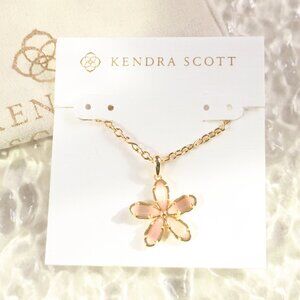 Kendra Scott - Kyla Gold Pink Cat's Eye Glass Necklace - new